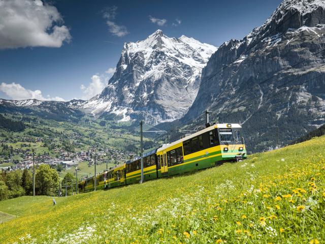 Grindelwald · Wetterhorn · Jungfrau Railway · Jungfrau Region · Bernese Oberland · Switzerland